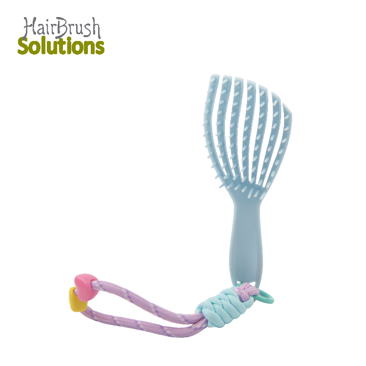 Factory Wholesale Private Label Detangle Hair Brush Custom Logo Keychain Mini Hair Brushes for Women