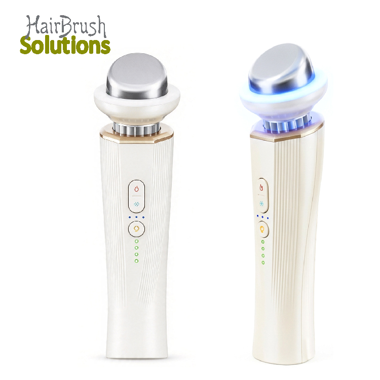 Amazon-style Hot & Cold Facial Roller Eye Massager with Light Therapy Beauty Device USB-Chargeable